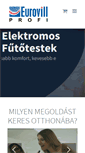 Mobile Screenshot of elektromosfutotestek.hu