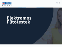 Tablet Screenshot of elektromosfutotestek.hu